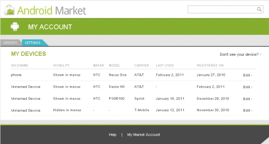 گزارش تصویری Android Web Market