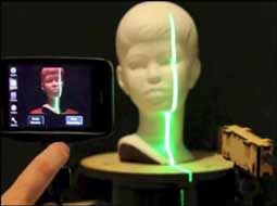 تلفنهای هوشمند به زودی به اسکنر سه بعدی تبدیل می‌شوند