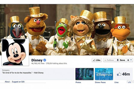 4- شرکت فیلم‌سازی Disney – تعداد لایک‌ها: 46,523,902