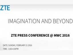 ZTE دوم اسفندماه مراسم خود را در نمایشگاه MWC بارسلون برگزار خواهد کرد
