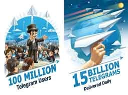 تعداد کاربران تلگرام از مرز 100 میلیون گذشت