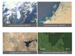 تماشای تغییرات ۳۲ ساله زمین در اینترنت ممکن شد