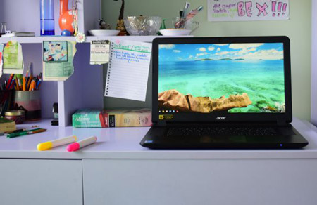 4- Acer Chromebook 15: غول کروم‌بوک‌ها با شعار «وسیع‌تر فکر کنید»!
