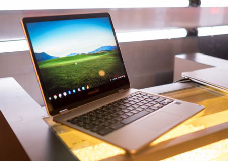 1- بهترین لپ‌تاپ ارزان: Samsung Chromebook Pro - لپ‌تاپ هیبریدی 500دلاری سامسونگ !