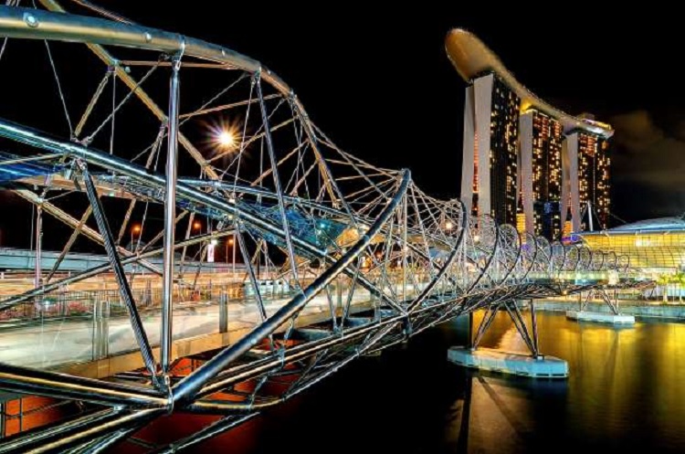 پل هلیکس، سنگاپور