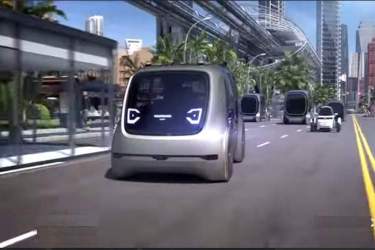 نگاهی اجمالی به آینده حمل و نقل از دریچه خودروی خودران فولکس‌واگن + ویدئو