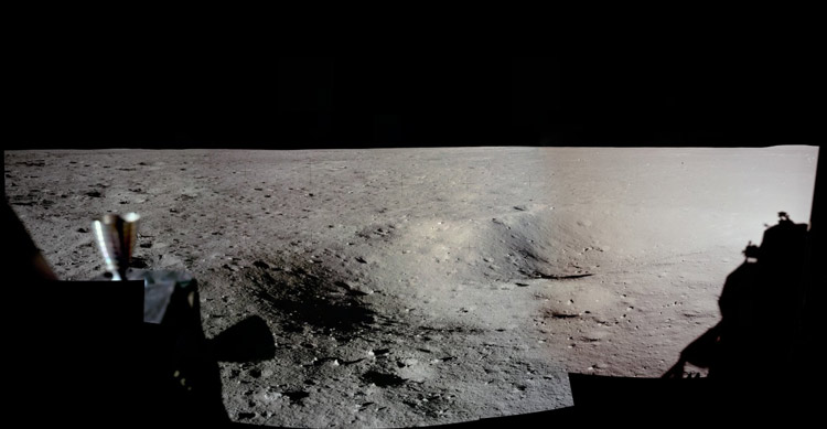 عکس روز ناسا: پانورامای فرود آپولو ۱۱