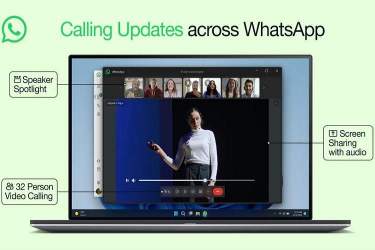 واتس‌اپ قابلیت‌های پیشرفته‌تری برای تماس تصویری عرضه کرد