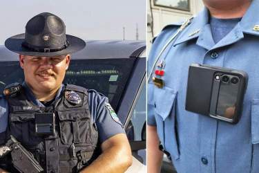 گوشی‌های گلکسی زد فلیپ به عنوان دوربین‌های بدنی پلیس